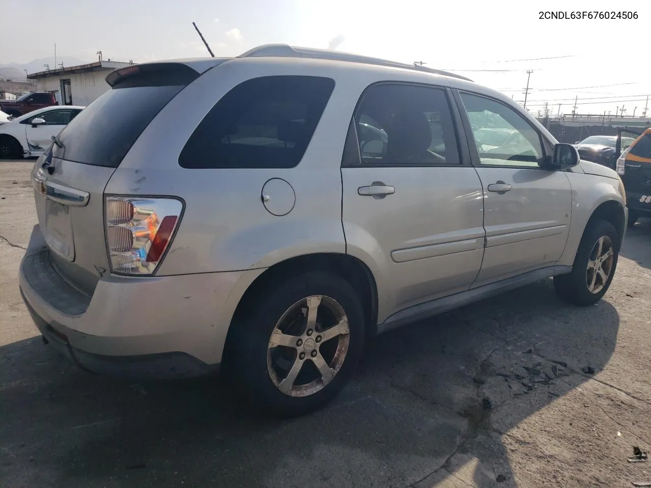 2007 Chevrolet Equinox Lt VIN: 2CNDL63F676024506 Lot: 72625194