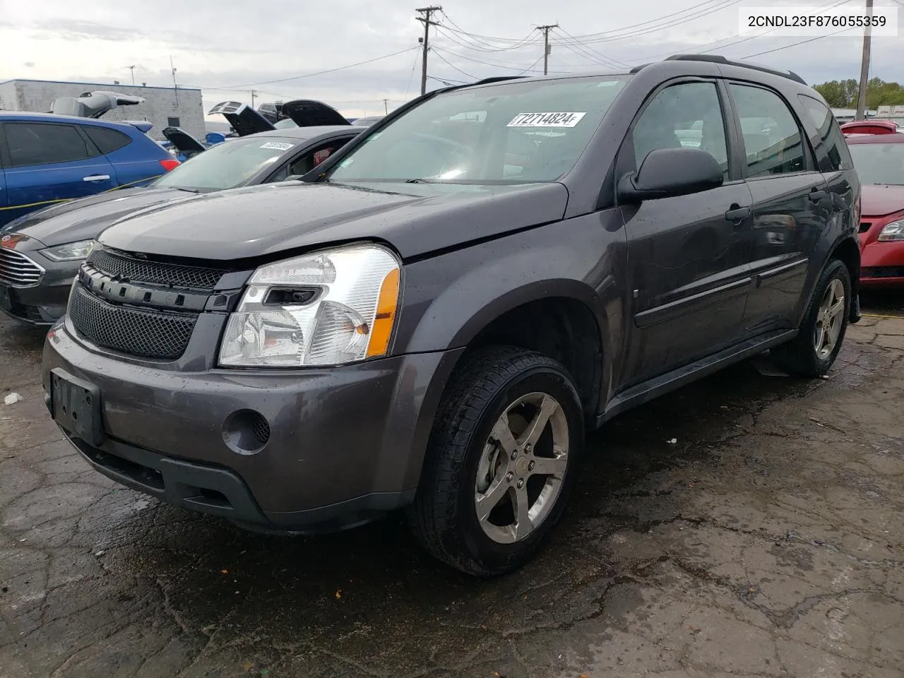 2007 Chevrolet Equinox Ls VIN: 2CNDL23F876055359 Lot: 72714824