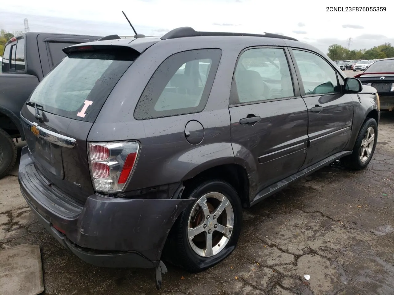 2007 Chevrolet Equinox Ls VIN: 2CNDL23F876055359 Lot: 72714824