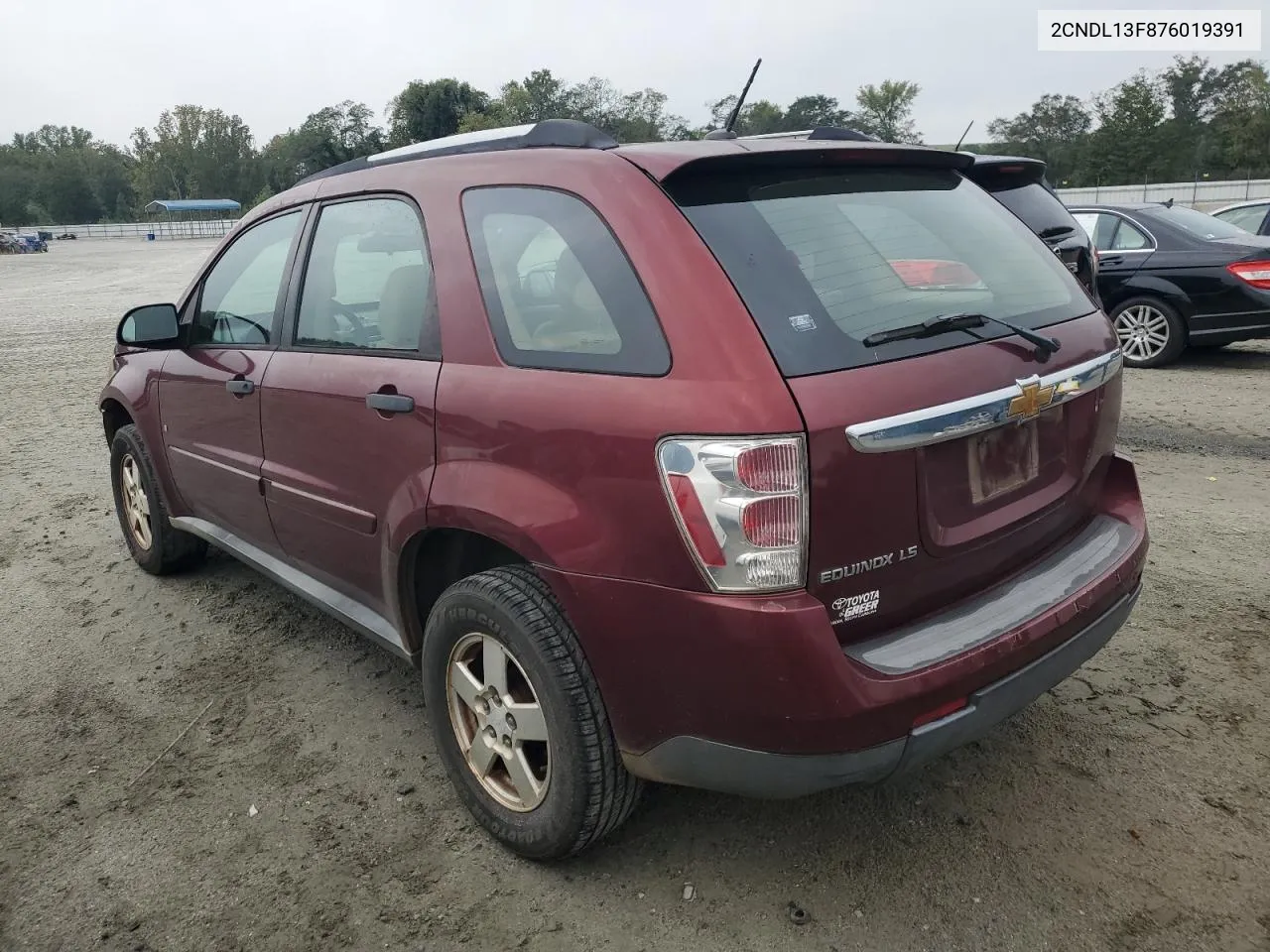 2007 Chevrolet Equinox Ls VIN: 2CNDL13F876019391 Lot: 73007214