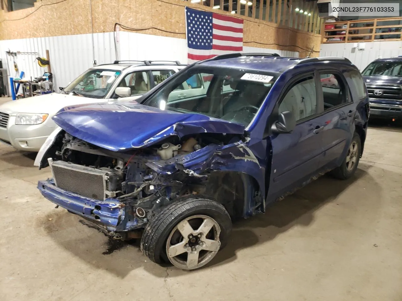 2CNDL23F776103353 2007 Chevrolet Equinox Ls