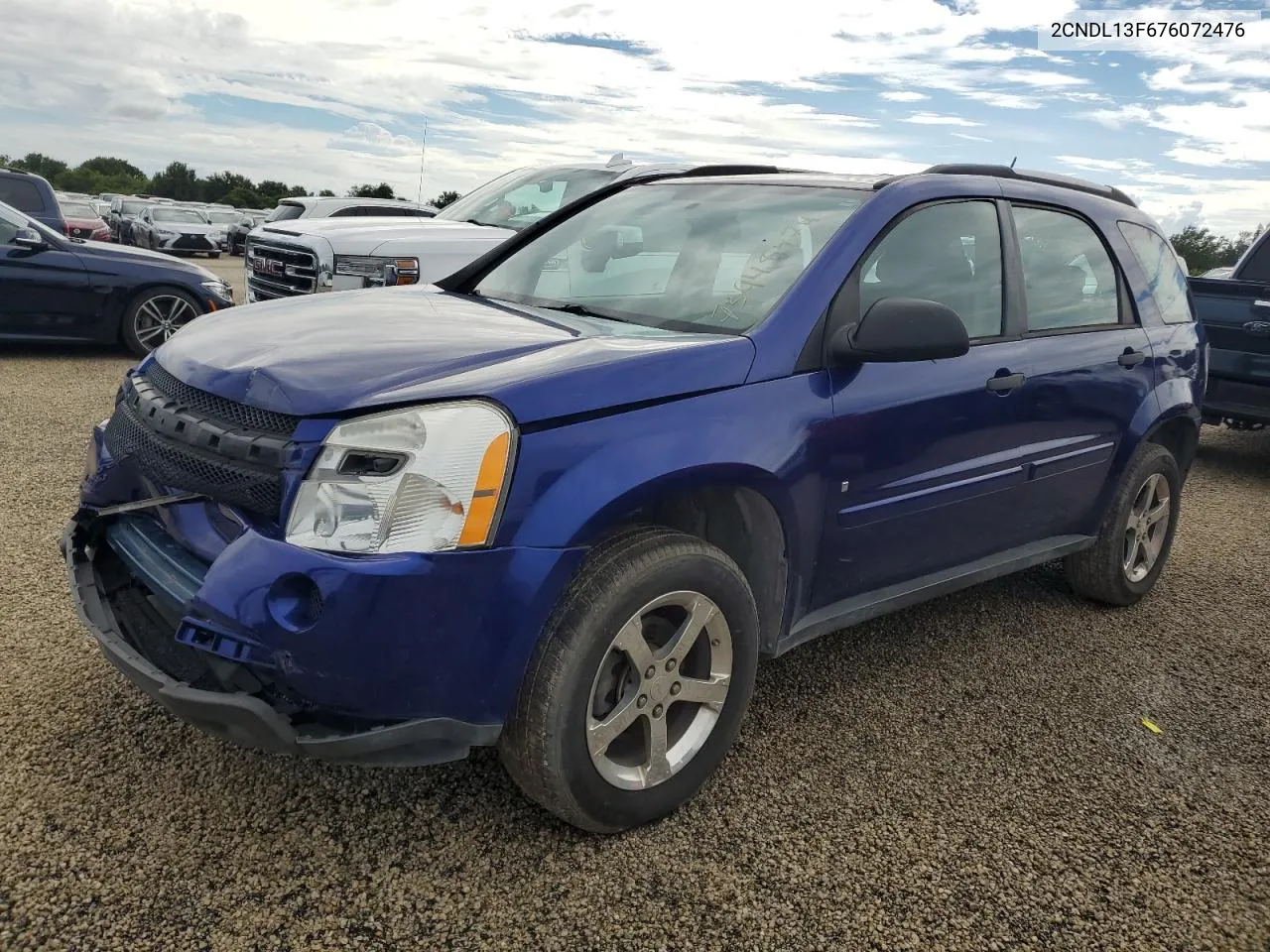 2007 Chevrolet Equinox Ls VIN: 2CNDL13F676072476 Lot: 73948474