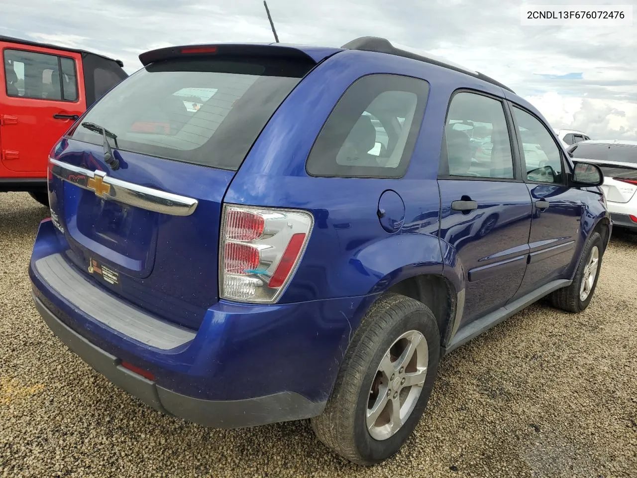 2007 Chevrolet Equinox Ls VIN: 2CNDL13F676072476 Lot: 73948474