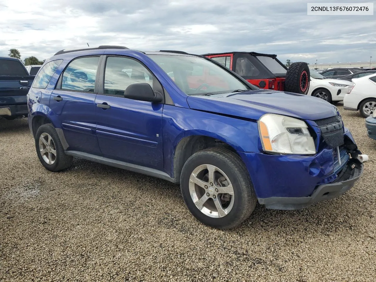 2007 Chevrolet Equinox Ls VIN: 2CNDL13F676072476 Lot: 73948474