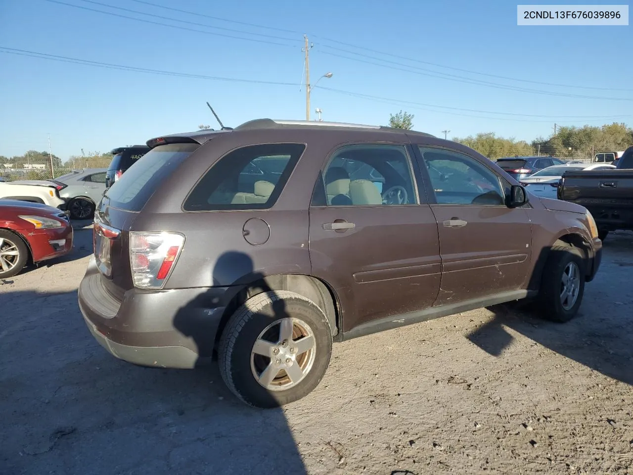 2007 Chevrolet Equinox Ls VIN: 2CNDL13F676039896 Lot: 74383704