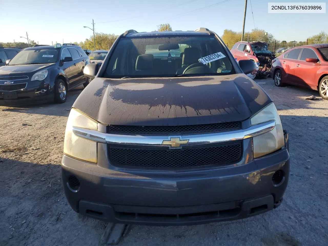 2007 Chevrolet Equinox Ls VIN: 2CNDL13F676039896 Lot: 74383704