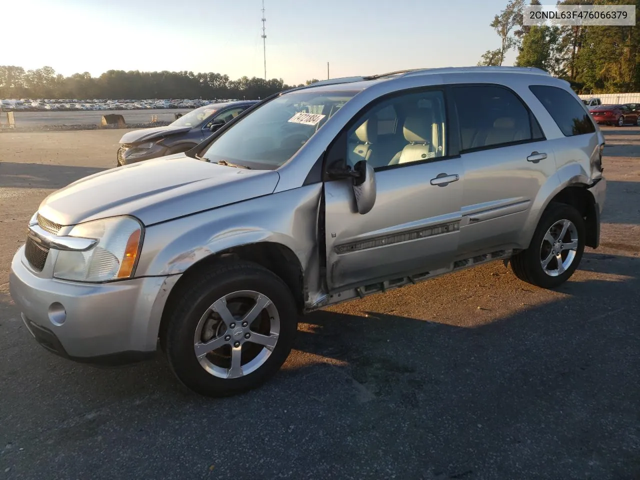 2007 Chevrolet Equinox Lt VIN: 2CNDL63F476066379 Lot: 74721884