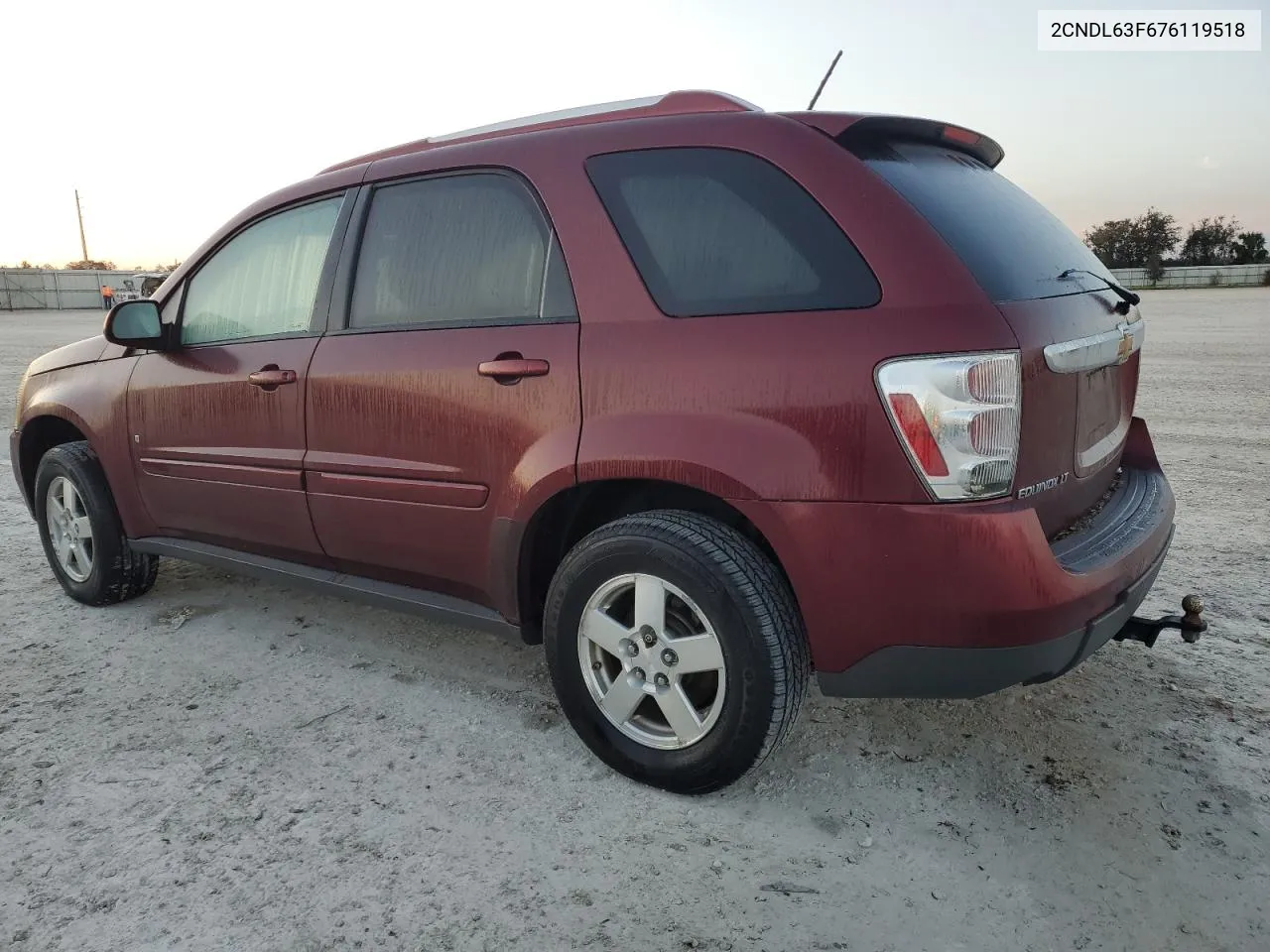 2007 Chevrolet Equinox Lt VIN: 2CNDL63F676119518 Lot: 76180124