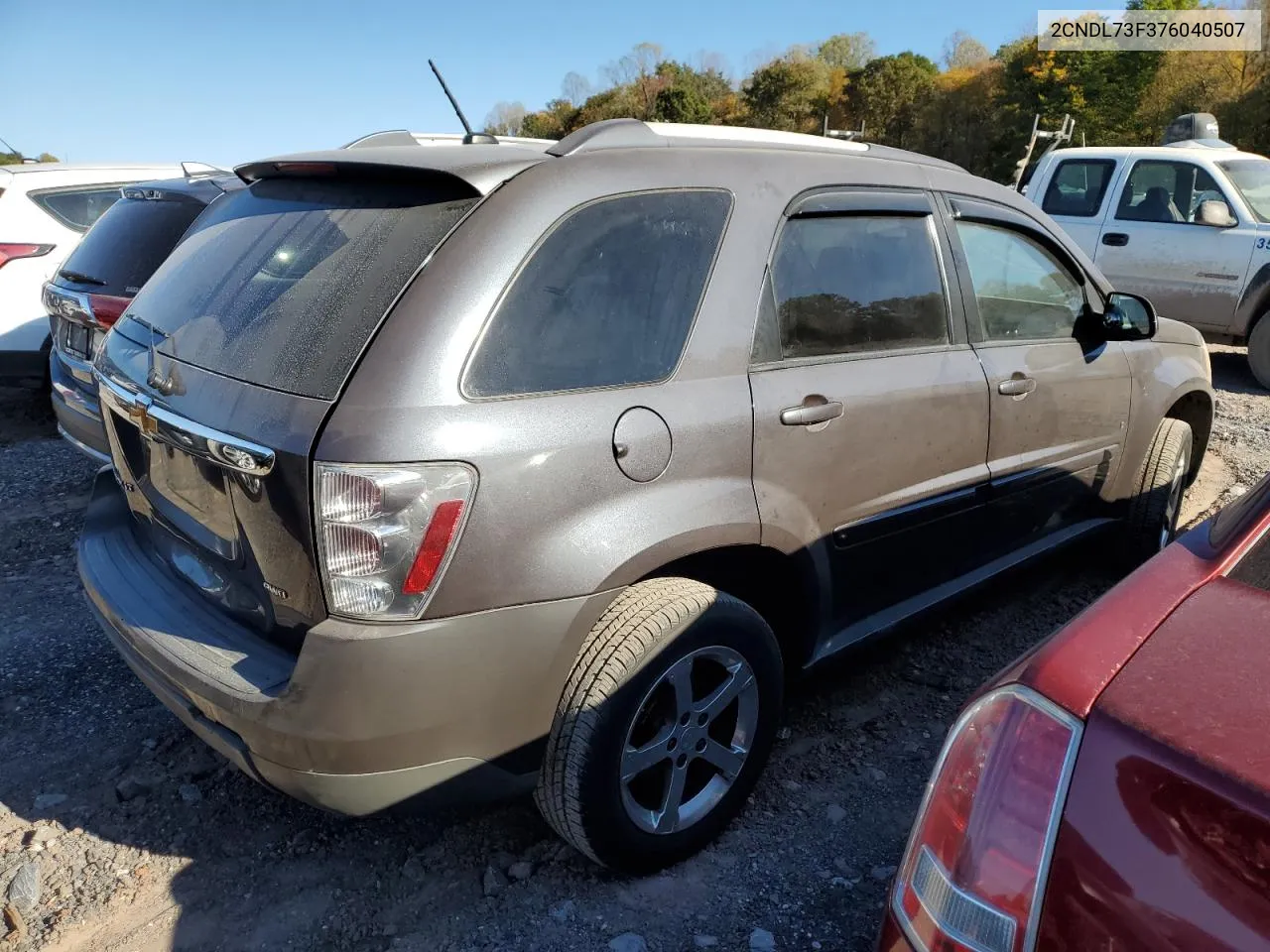 2007 Chevrolet Equinox Lt VIN: 2CNDL73F376040507 Lot: 76251864