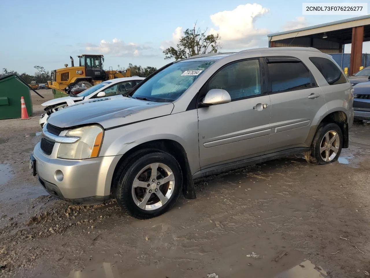 2007 Chevrolet Equinox Lt VIN: 2CNDL73F076226277 Lot: 77478264