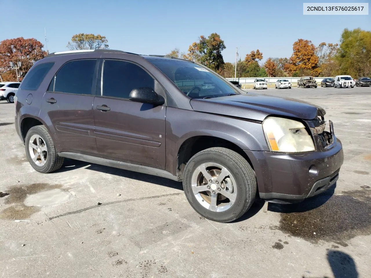 2007 Chevrolet Equinox Ls VIN: 2CNDL13F576025617 Lot: 77525994