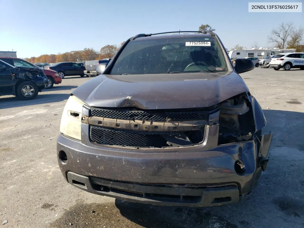 2007 Chevrolet Equinox Ls VIN: 2CNDL13F576025617 Lot: 77525994