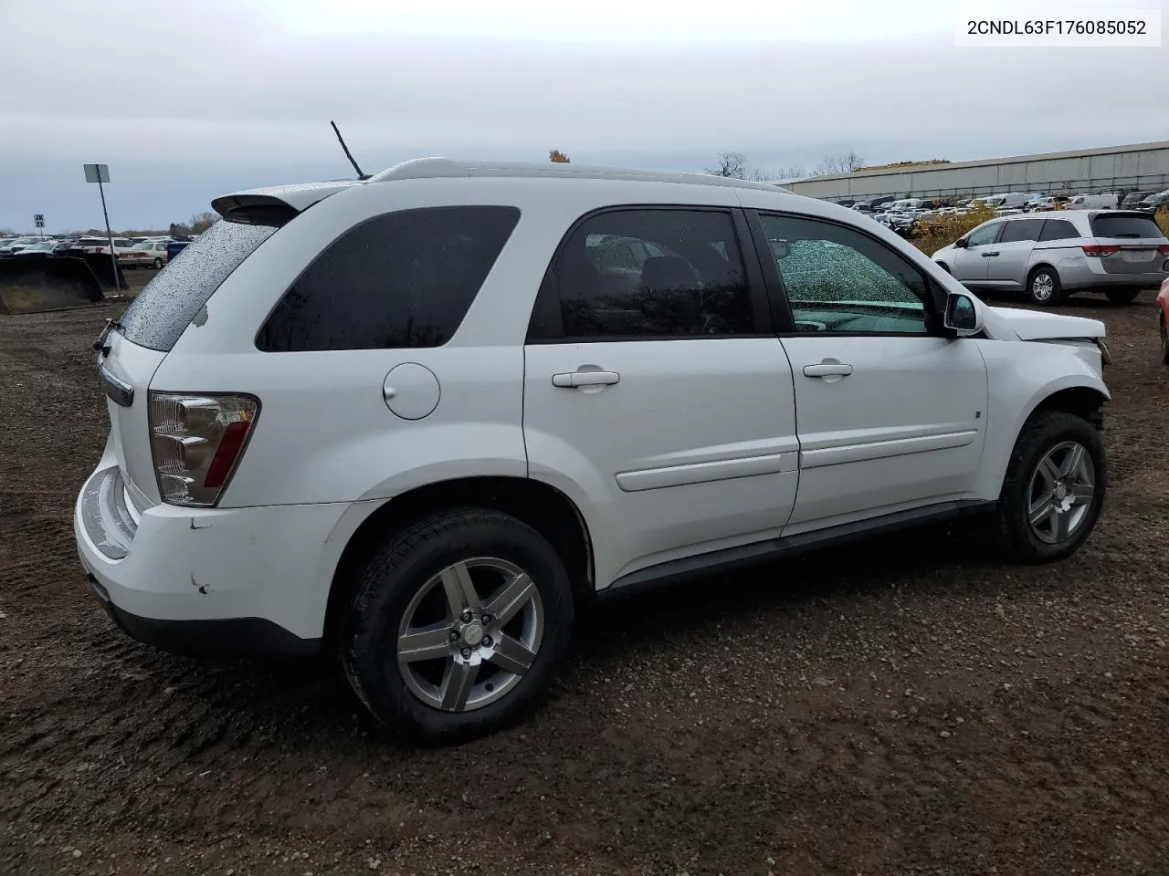 2007 Chevrolet Equinox Lt VIN: 2CNDL63F176085052 Lot: 78041374