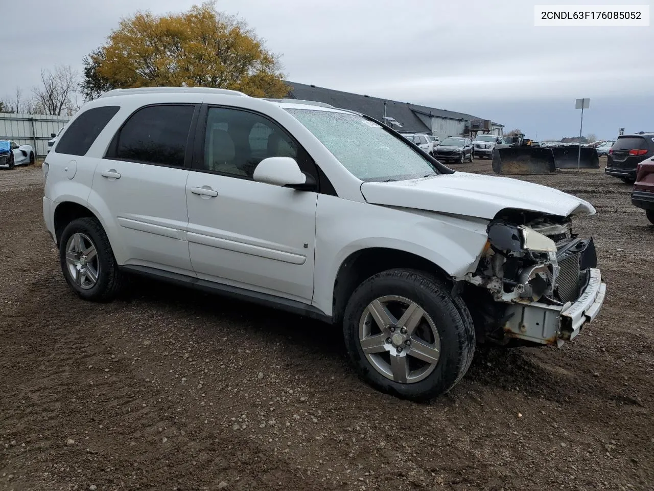 2007 Chevrolet Equinox Lt VIN: 2CNDL63F176085052 Lot: 78041374