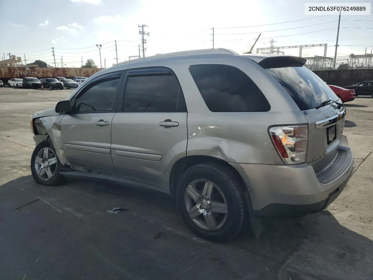 2007 Chevrolet Equinox Lt VIN: 2CNDL63F076249889 Lot: 78210274