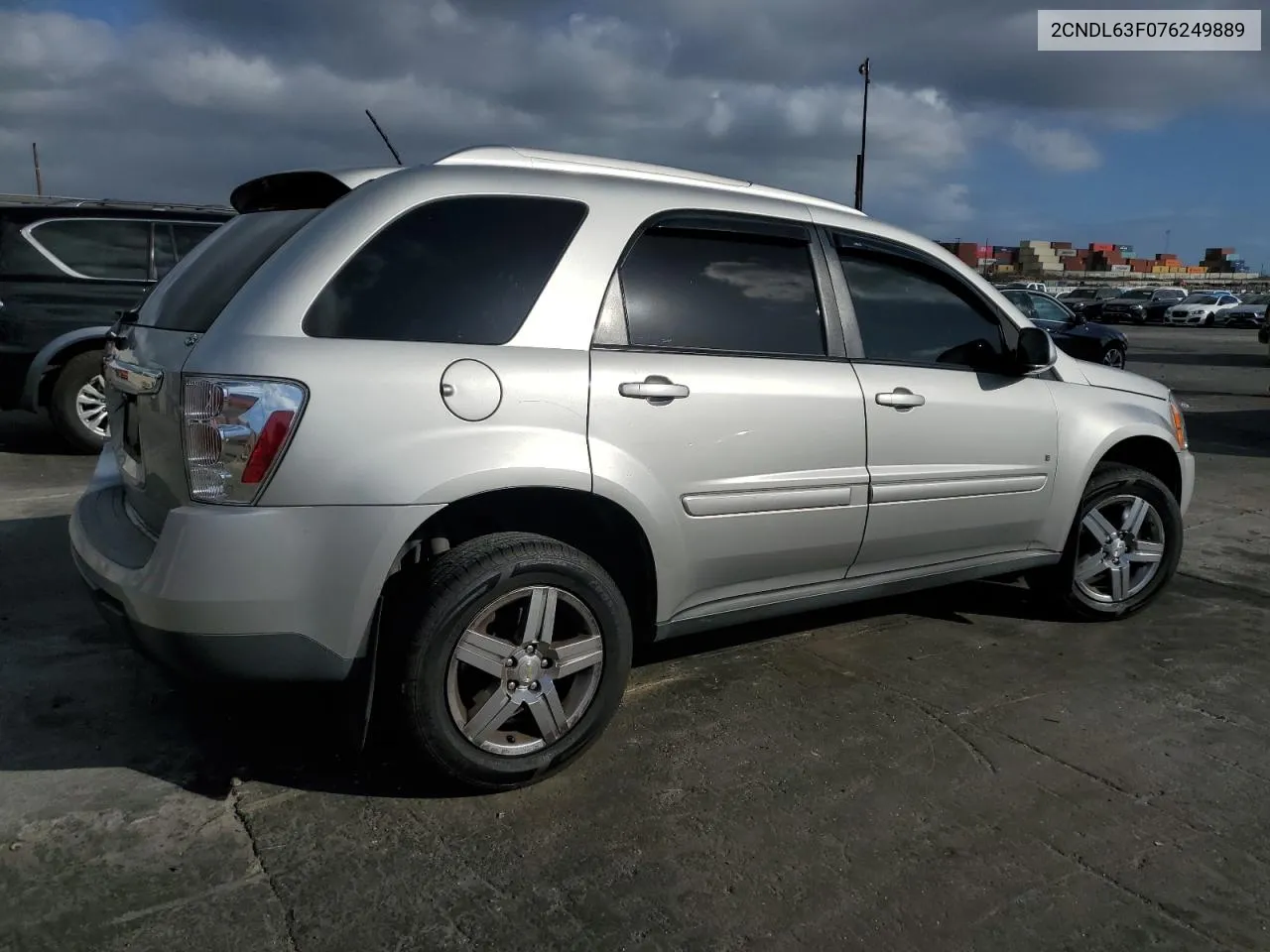 2007 Chevrolet Equinox Lt VIN: 2CNDL63F076249889 Lot: 78210274