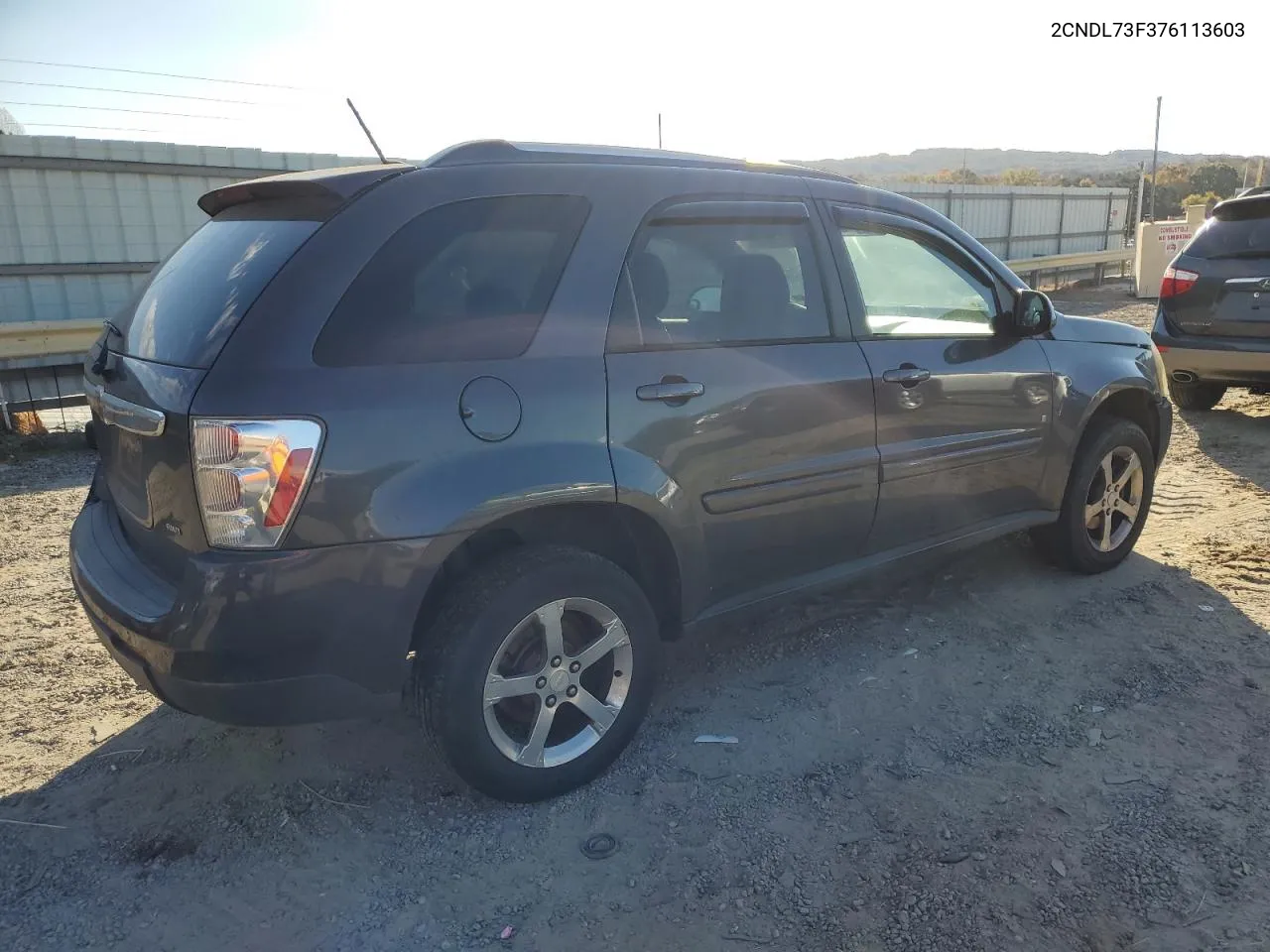 2007 Chevrolet Equinox Lt VIN: 2CNDL73F376113603 Lot: 78372874