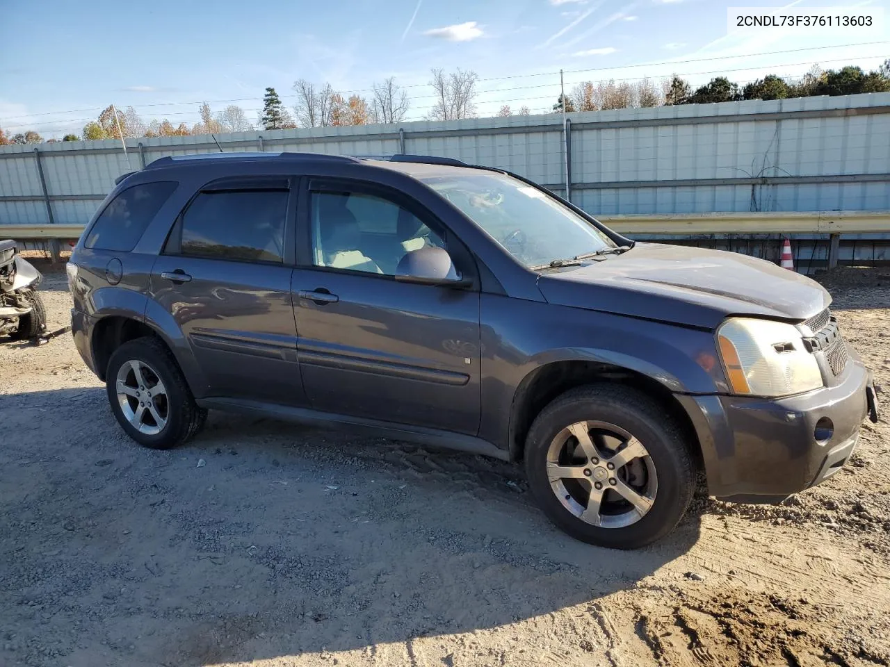 2007 Chevrolet Equinox Lt VIN: 2CNDL73F376113603 Lot: 78372874