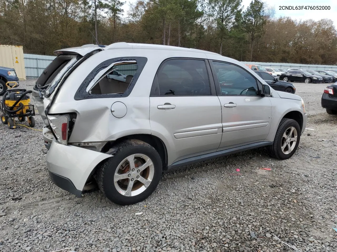 2CNDL63F476052000 2007 Chevrolet Equinox Lt