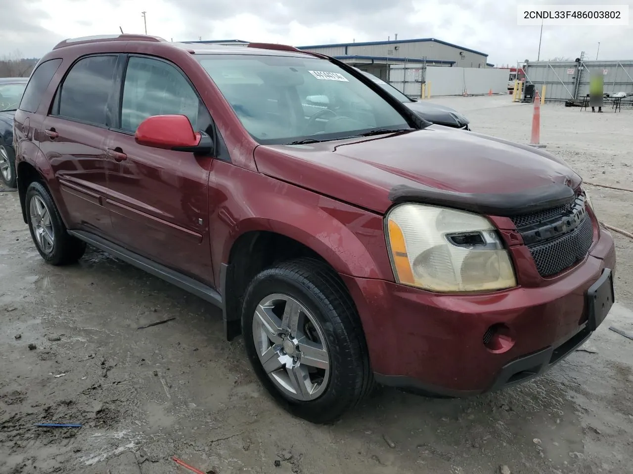 2008 Chevrolet Equinox Lt VIN: 2CNDL33F486003802 Lot: 44144714