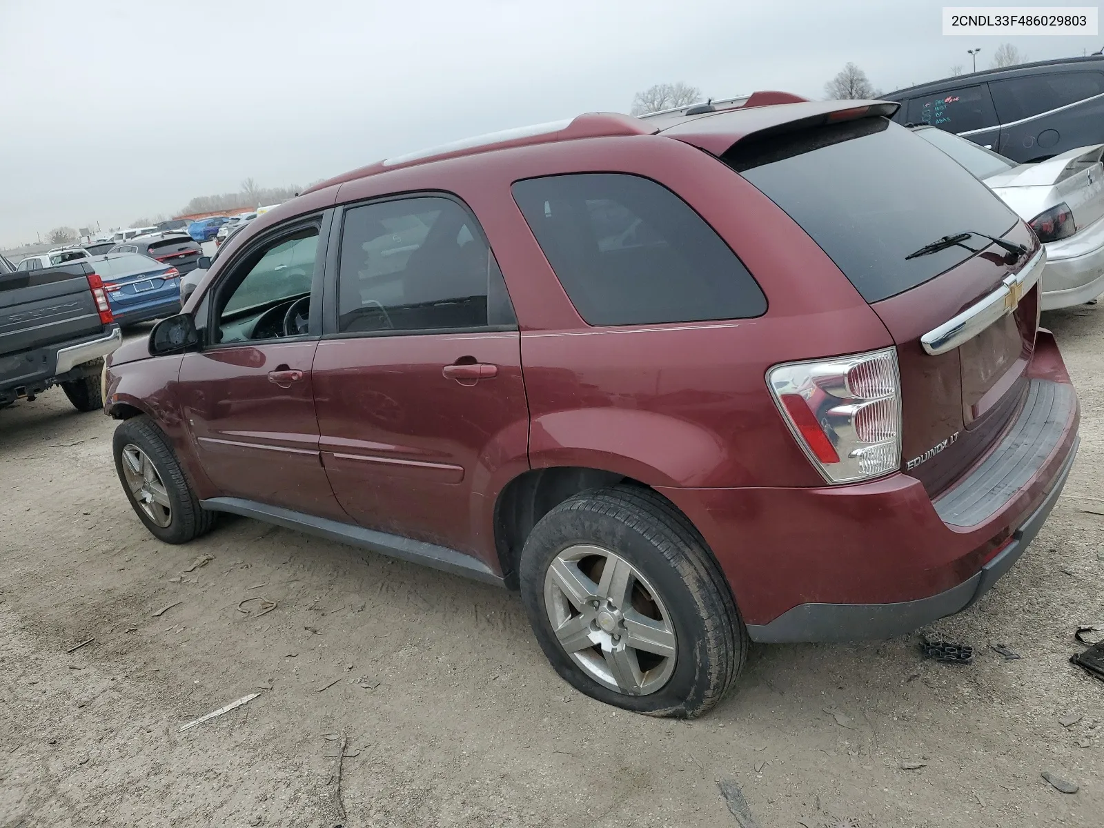 2008 Chevrolet Equinox Lt VIN: 2CNDL33F486029803 Lot: 45095984