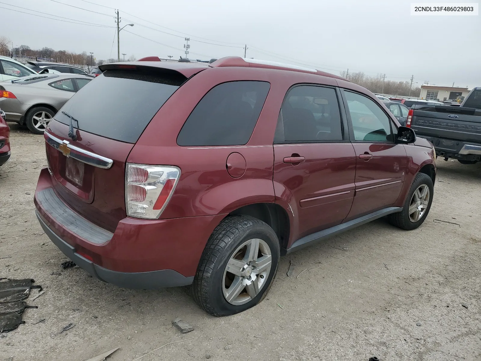 2CNDL33F486029803 2008 Chevrolet Equinox Lt