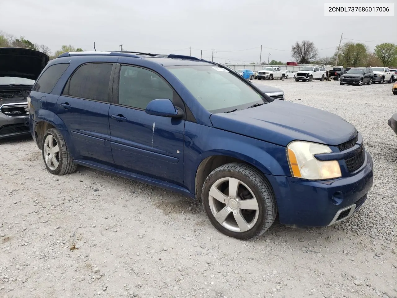 2008 Chevrolet Equinox Sport VIN: 2CNDL737686017006 Lot: 49377504