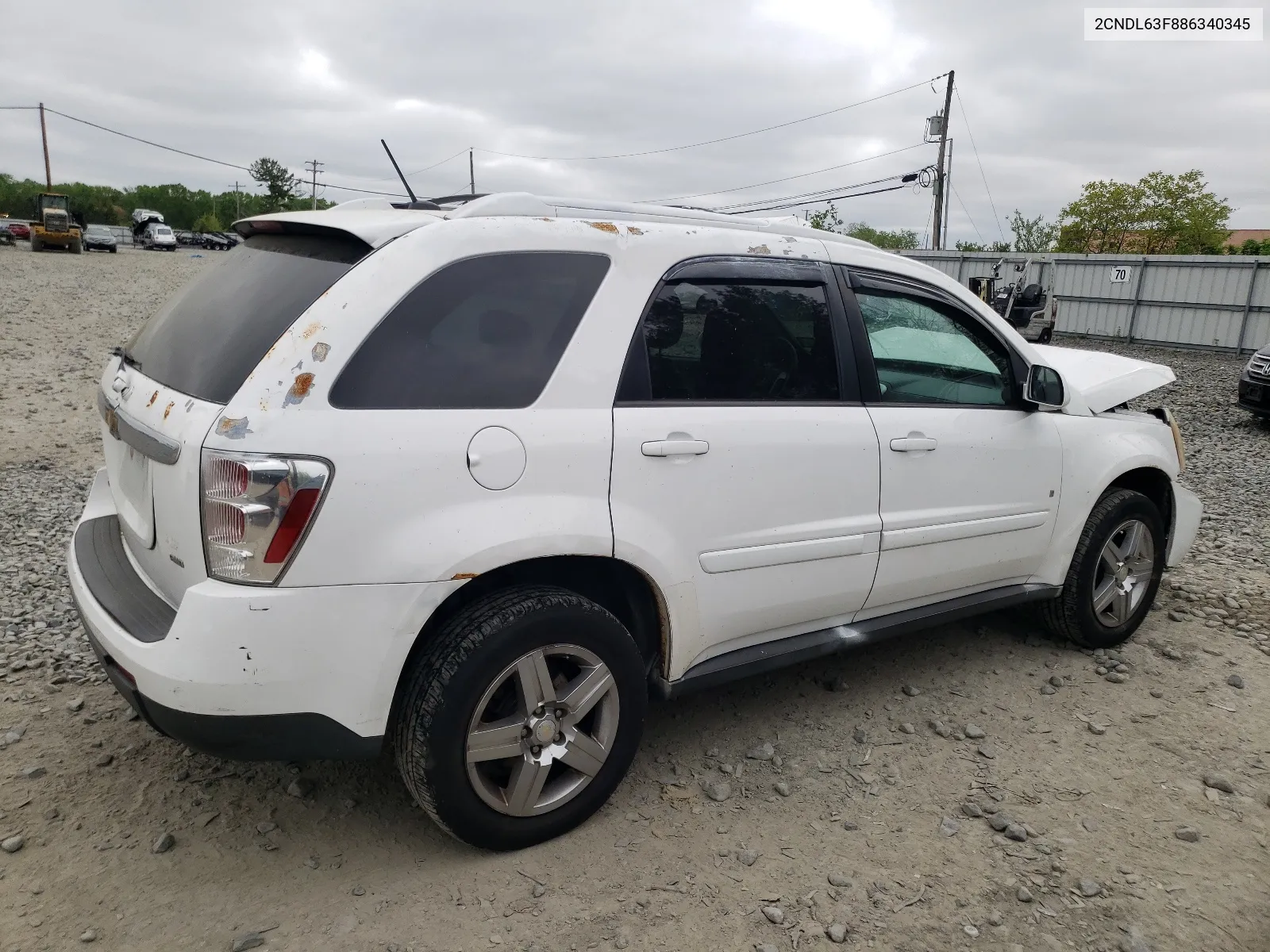 2CNDL63F886340345 2008 Chevrolet Equinox Lt