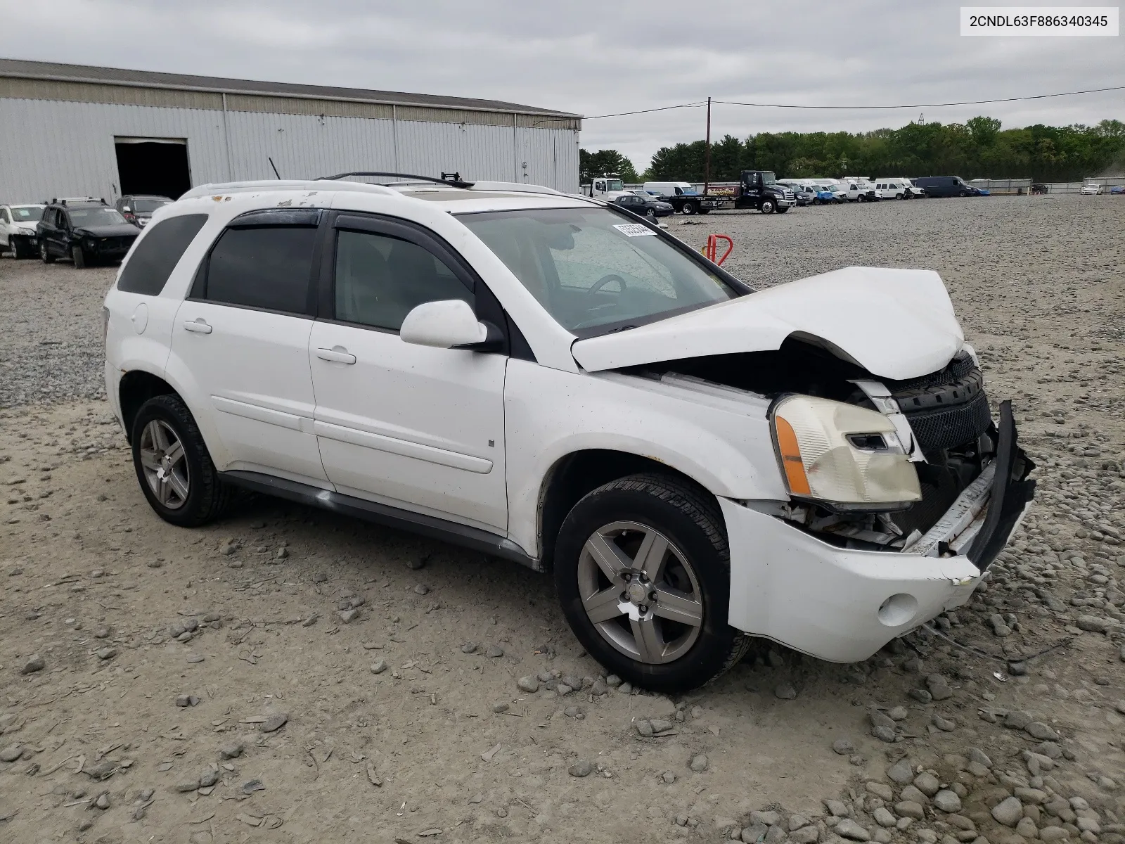 2CNDL63F886340345 2008 Chevrolet Equinox Lt