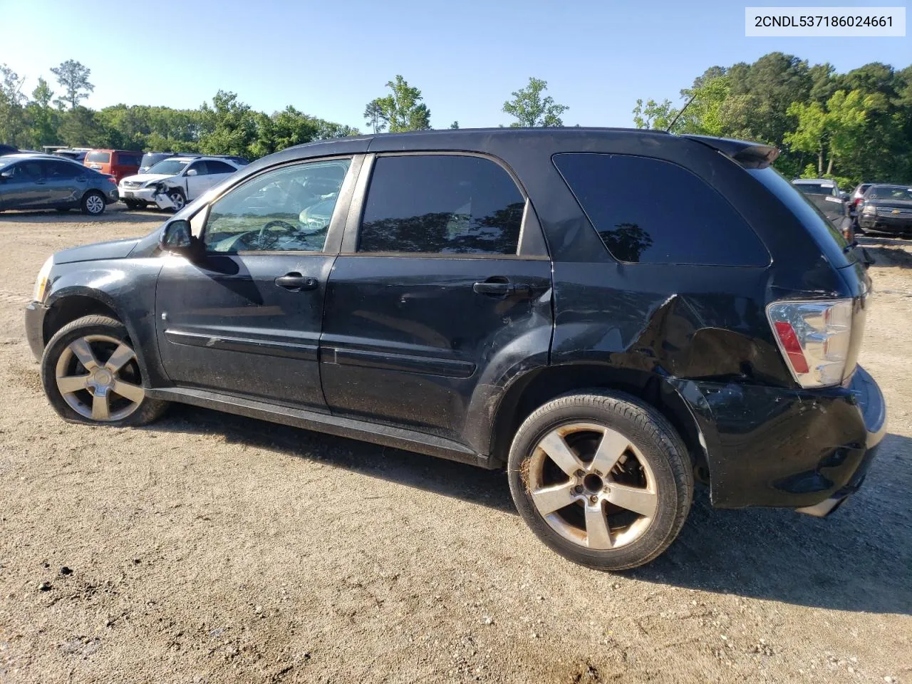 2008 Chevrolet Equinox Sport VIN: 2CNDL537186024661 Lot: 55383414