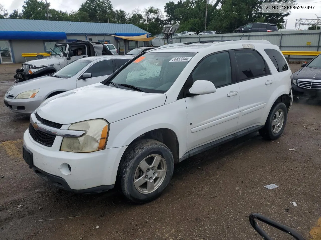 2CNDL43F686297497 2008 Chevrolet Equinox Lt