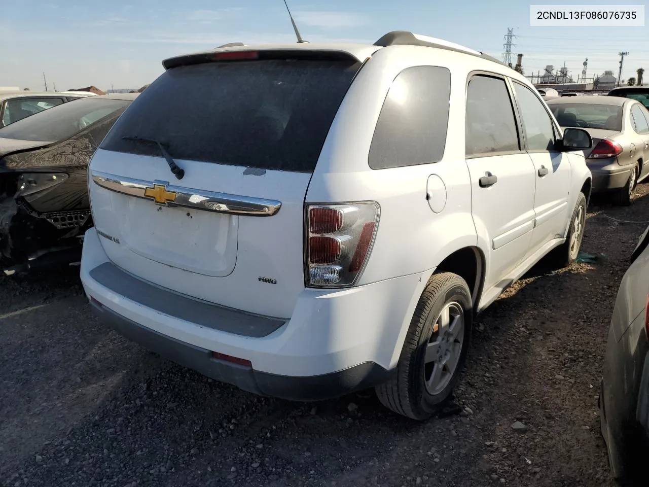 2CNDL13F086076735 2008 Chevrolet Equinox Ls