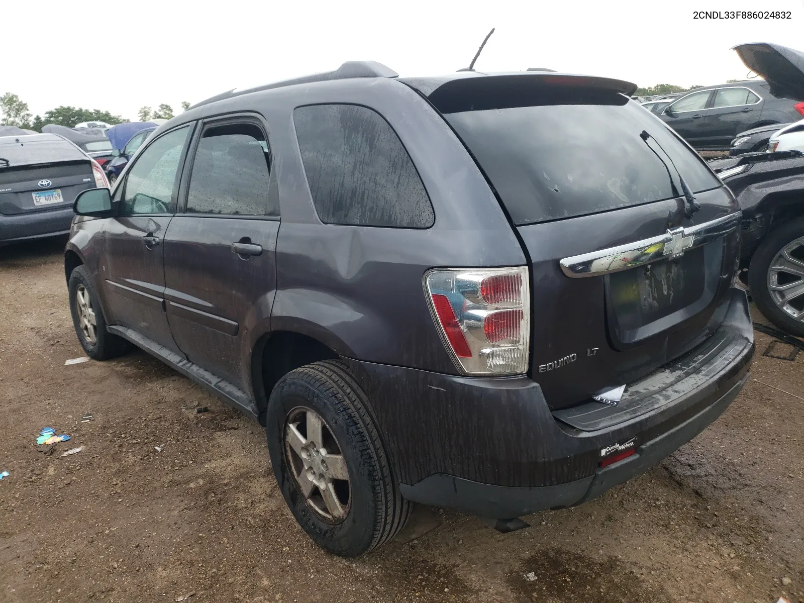 2CNDL33F886024832 2008 Chevrolet Equinox Lt