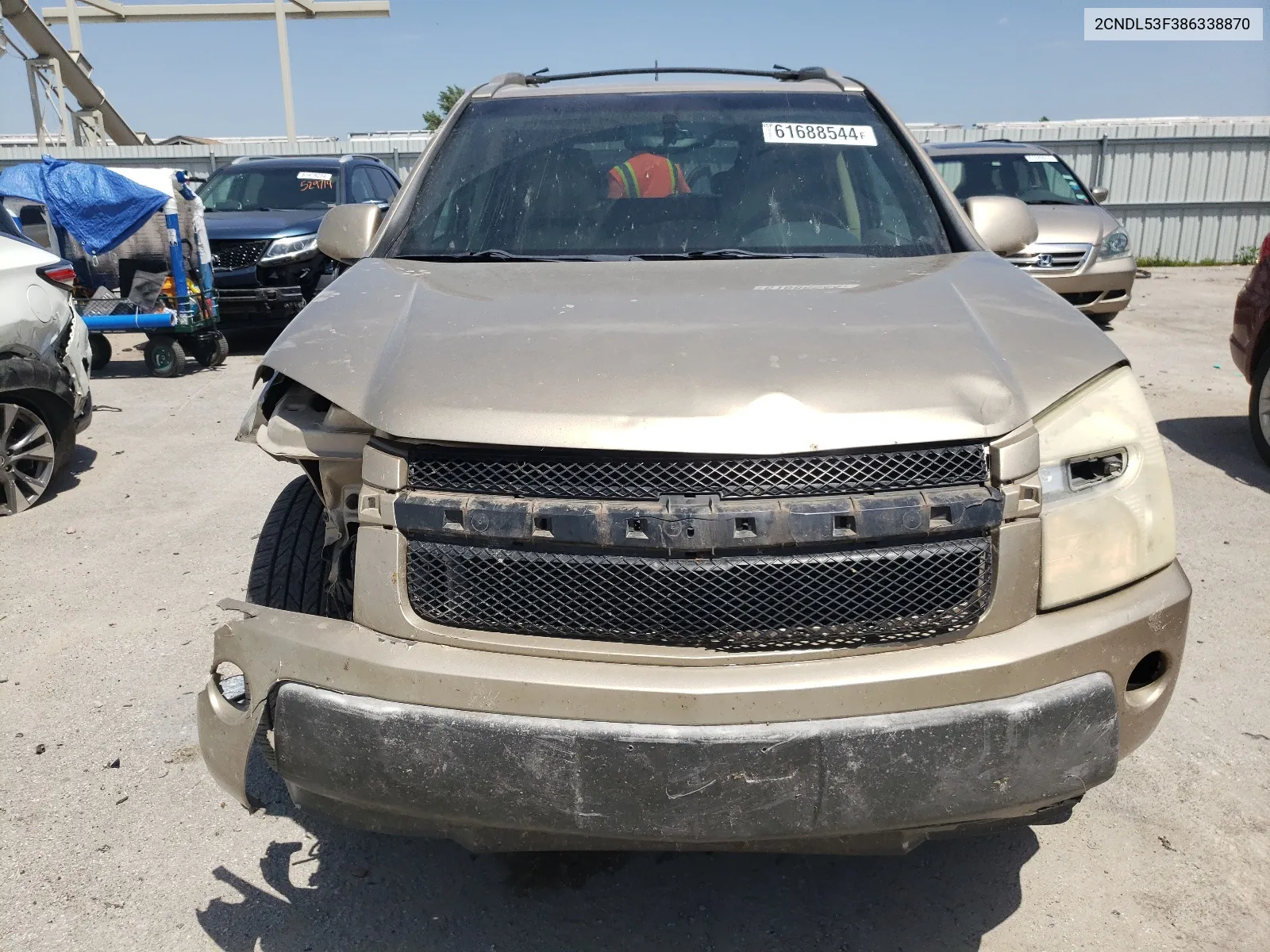 2CNDL53F386338870 2008 Chevrolet Equinox Lt