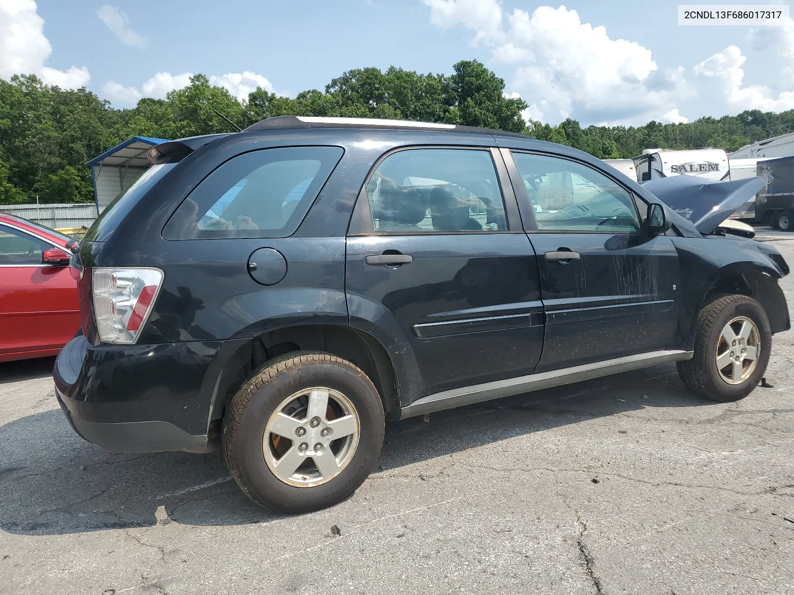 2008 Chevrolet Equinox Ls VIN: 2CNDL13F686017317 Lot: 63977314