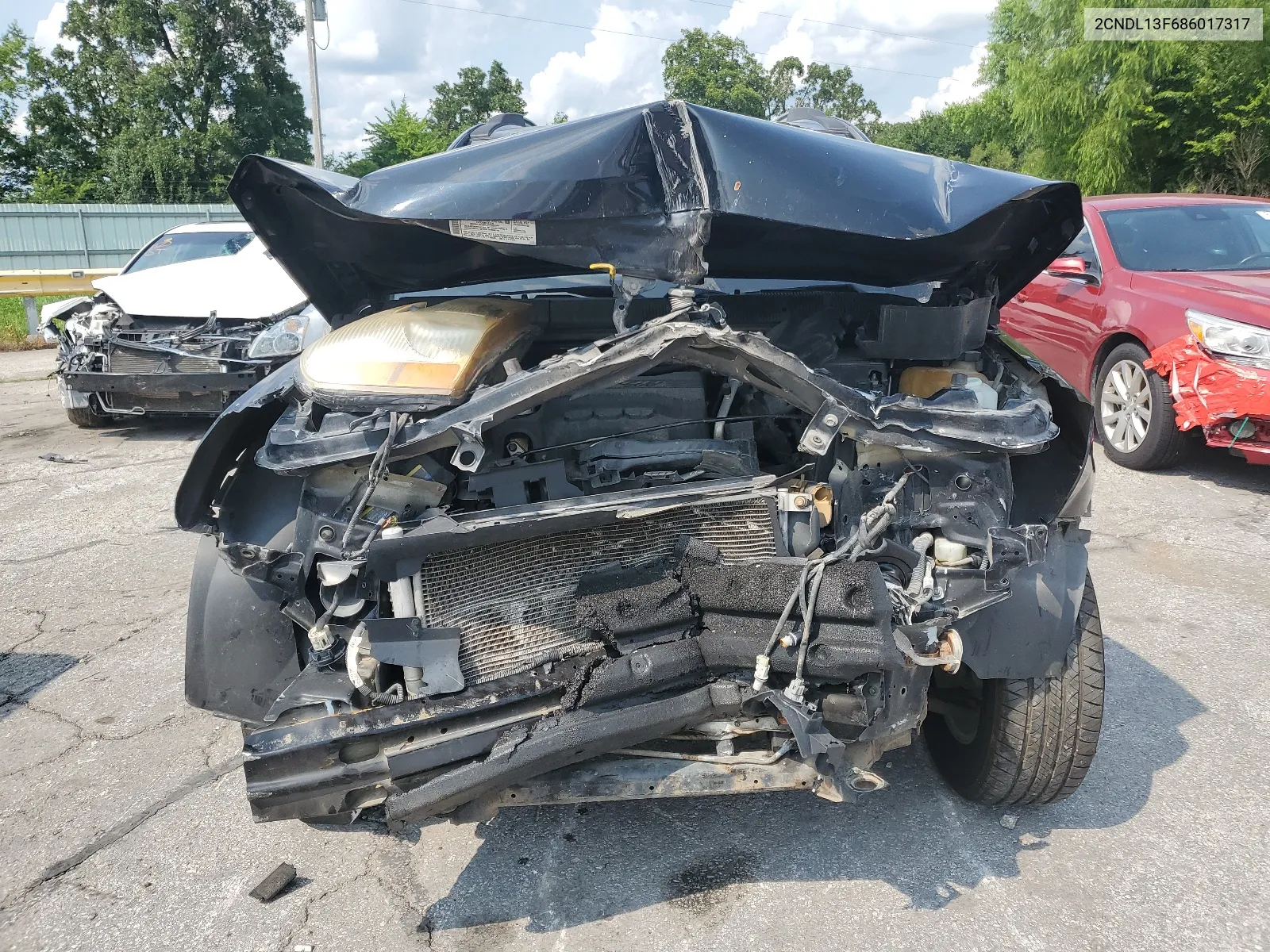 2CNDL13F686017317 2008 Chevrolet Equinox Ls