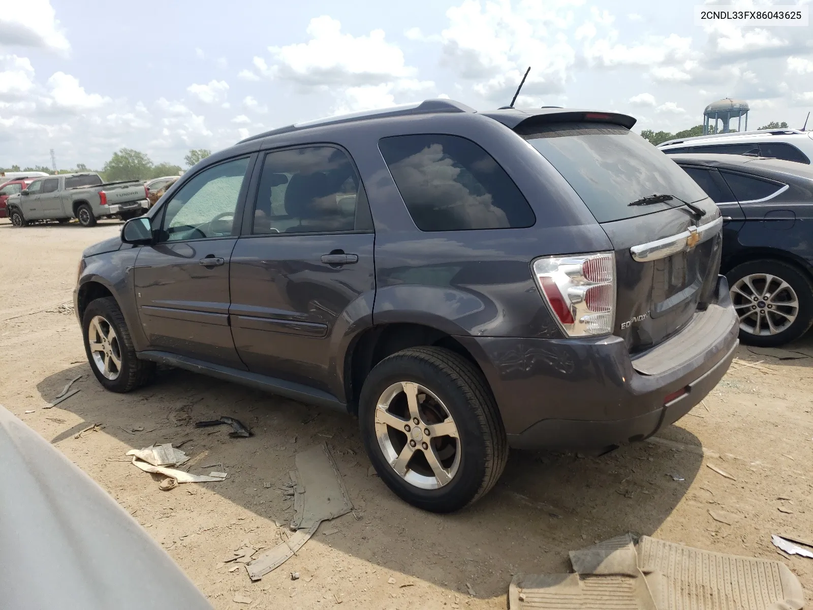 2008 Chevrolet Equinox Lt VIN: 2CNDL33FX86043625 Lot: 64074794