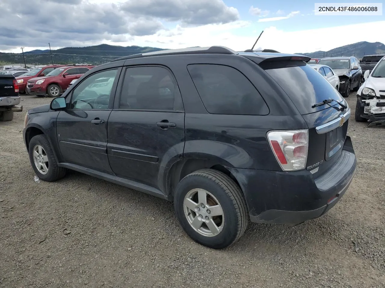 2008 Chevrolet Equinox Lt VIN: 2CNDL43F486006088 Lot: 64227484