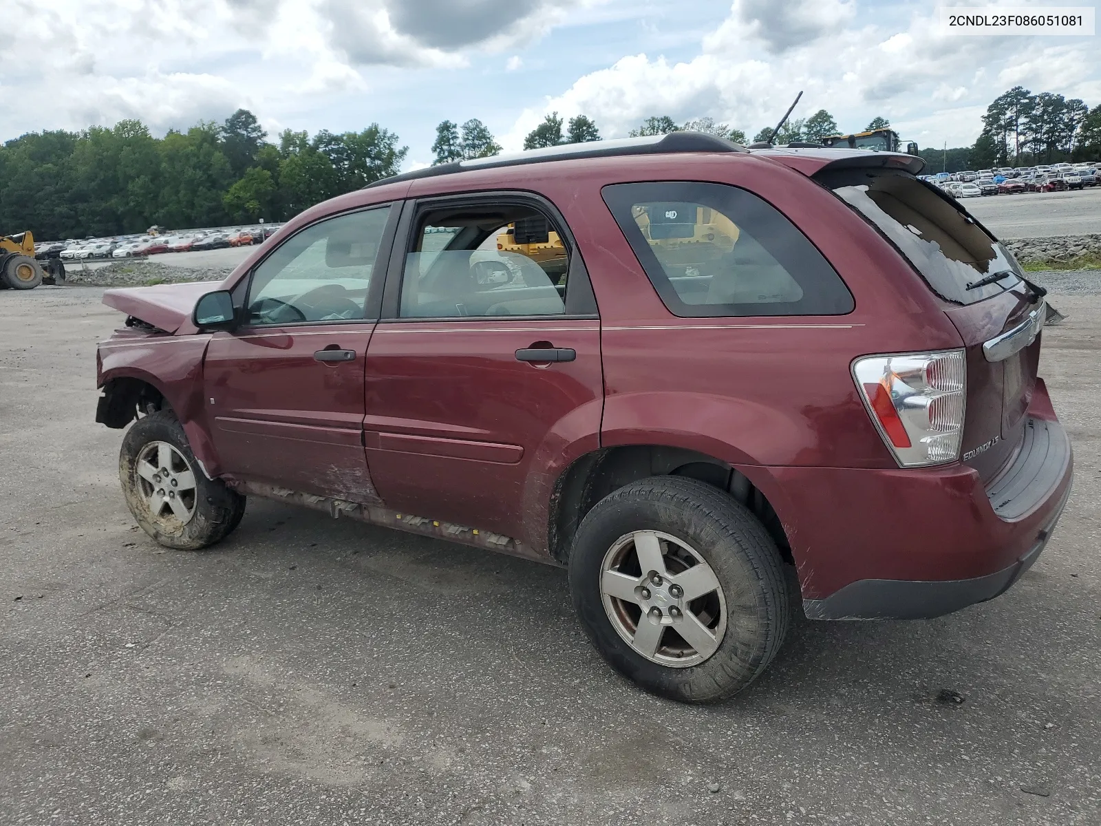 2CNDL23F086051081 2008 Chevrolet Equinox Ls