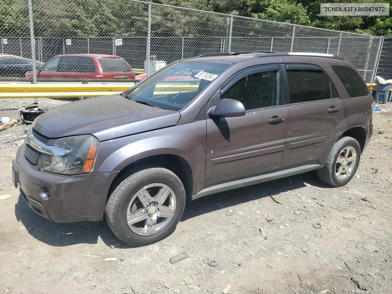 2CNDL43FX86047972 2008 Chevrolet Equinox Lt