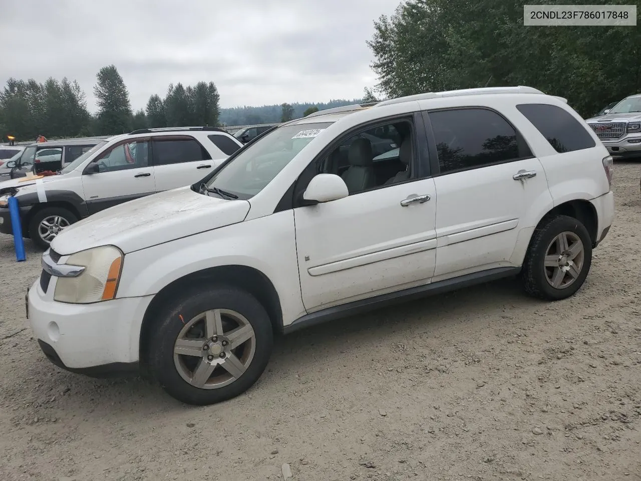 2008 Chevrolet Equinox Ls VIN: 2CNDL23F786017848 Lot: 66442474