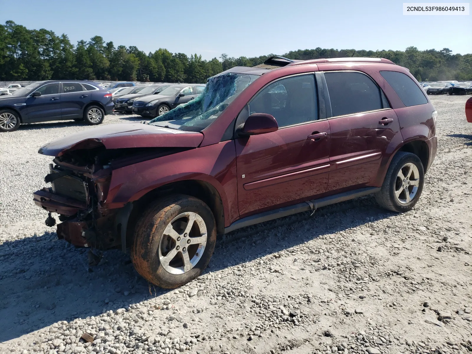 2008 Chevrolet Equinox Lt VIN: 2CNDL53F986049413 Lot: 67253144