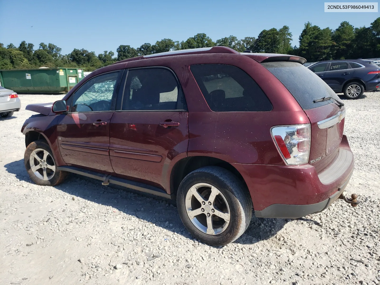 2008 Chevrolet Equinox Lt VIN: 2CNDL53F986049413 Lot: 67253144