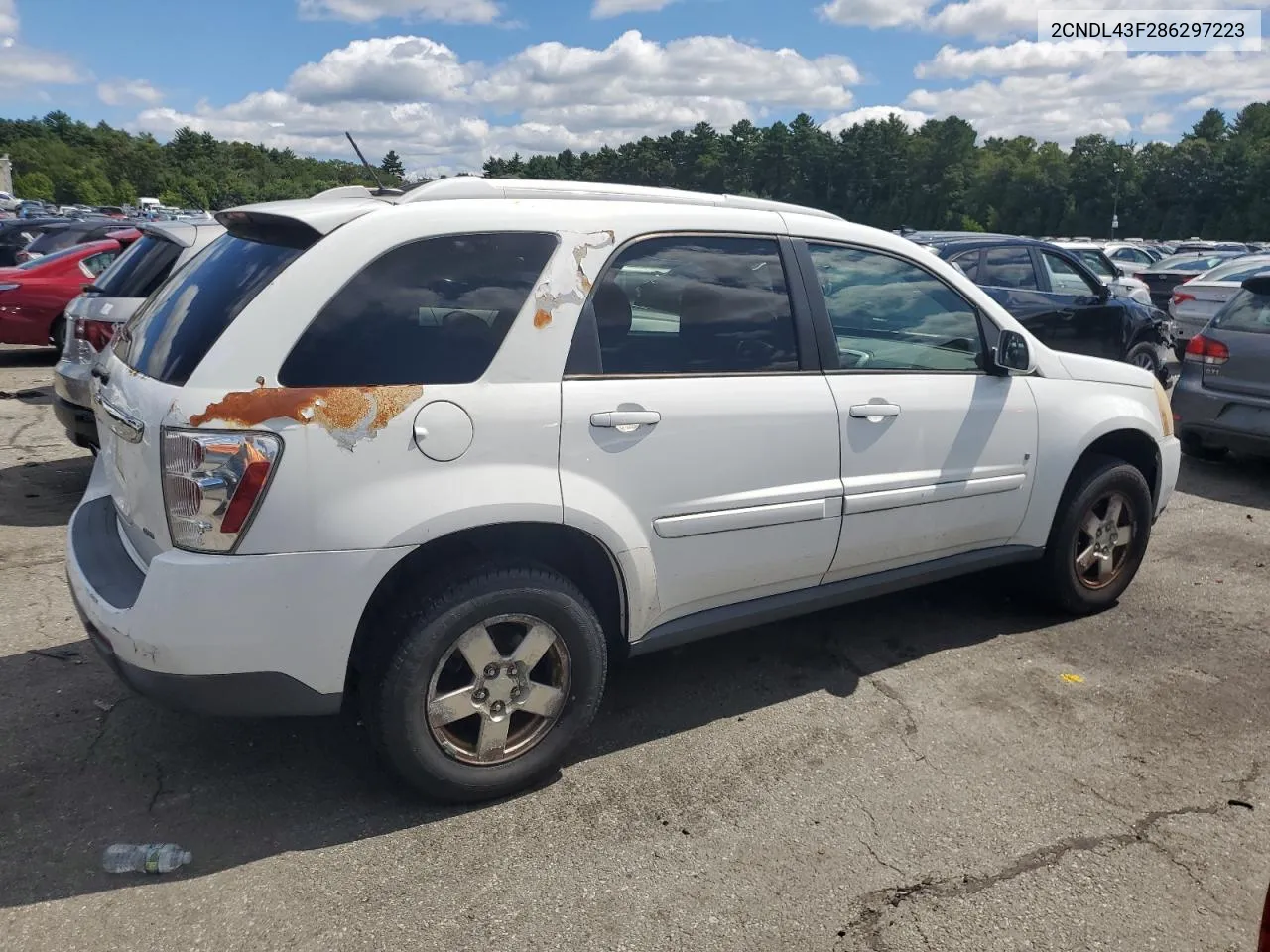 2CNDL43F286297223 2008 Chevrolet Equinox Lt