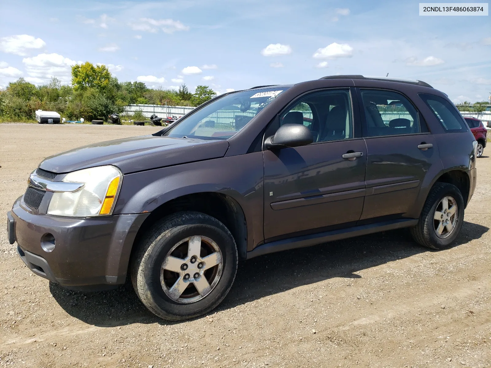 2CNDL13F486063874 2008 Chevrolet Equinox Ls