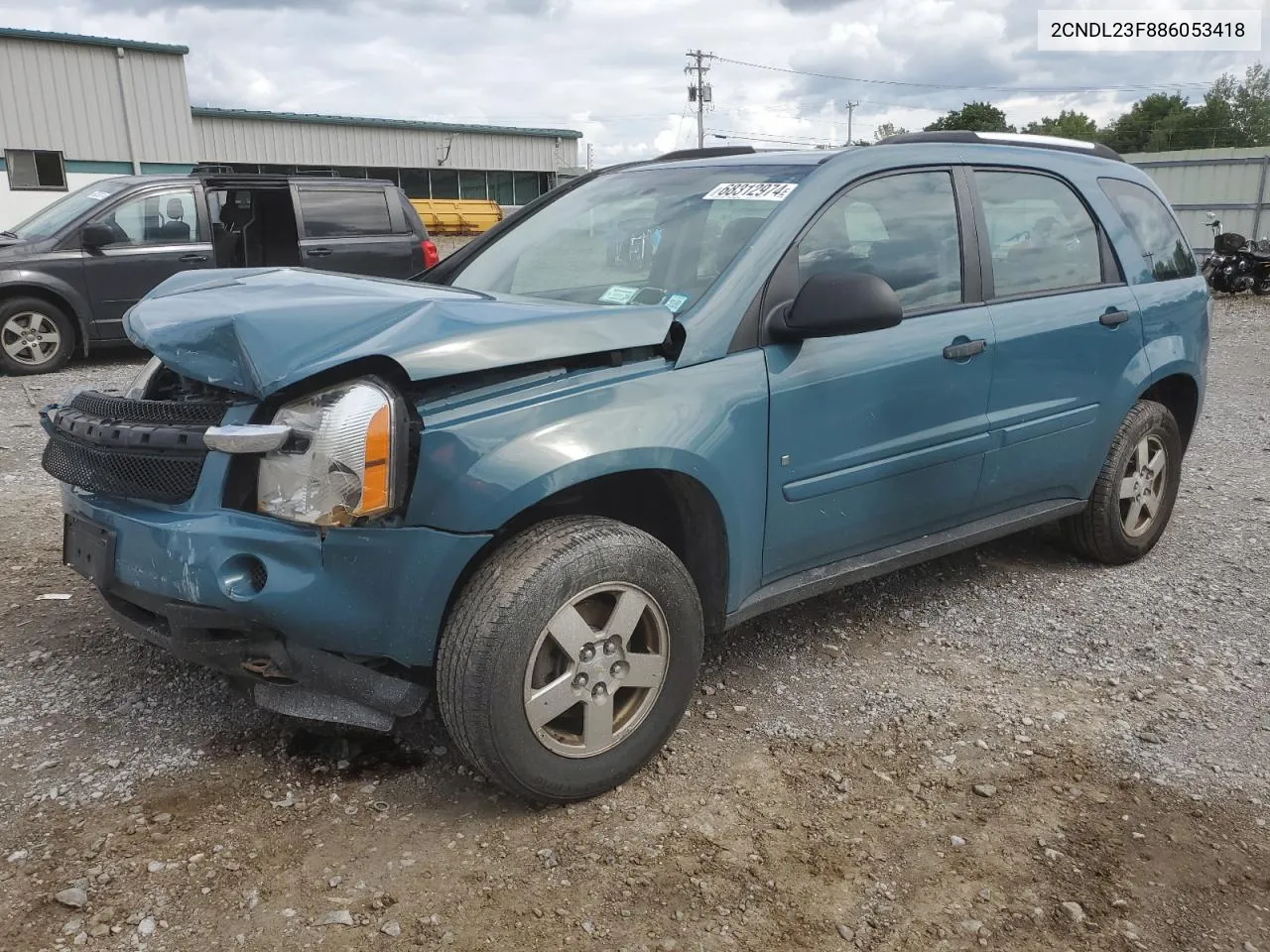 2008 Chevrolet Equinox Ls VIN: 2CNDL23F886053418 Lot: 68312974