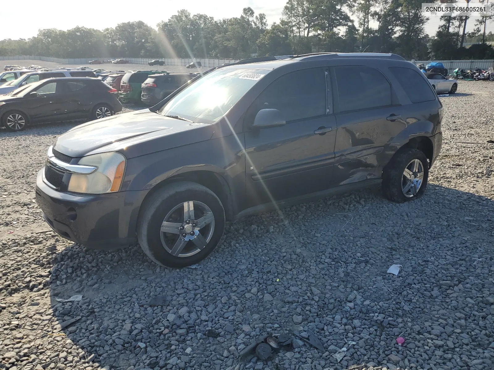 2CNDL33F686005261 2008 Chevrolet Equinox Lt