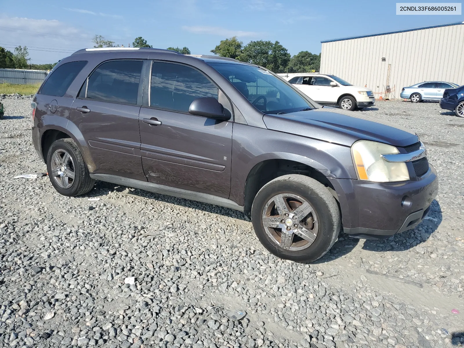 2008 Chevrolet Equinox Lt VIN: 2CNDL33F686005261 Lot: 68493824