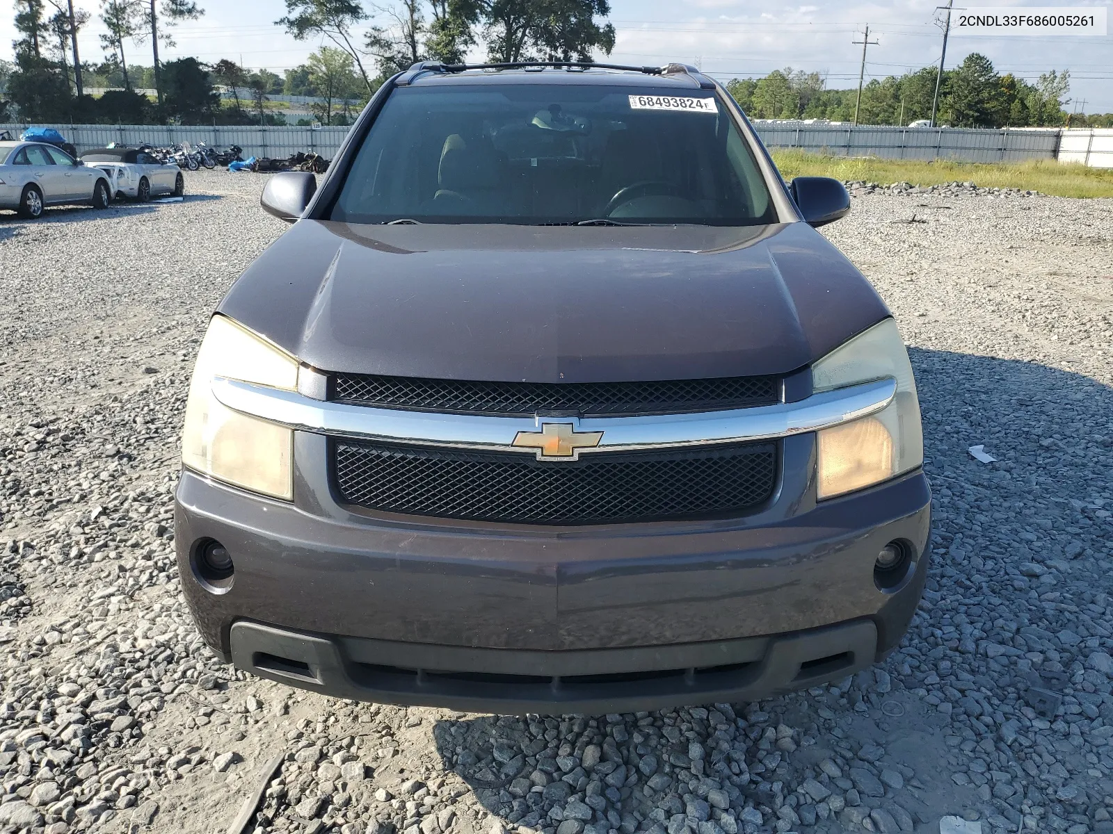 2008 Chevrolet Equinox Lt VIN: 2CNDL33F686005261 Lot: 68493824