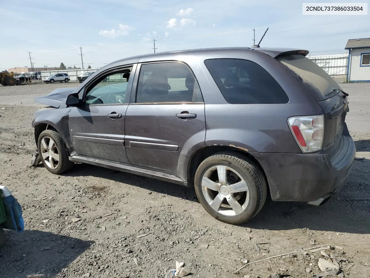 2008 Chevrolet Equinox Sport VIN: 2CNDL737386033504 Lot: 68738104